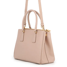 Load image into Gallery viewer, PRADA Saffiano Leather Lux Galleria 2-way Shoulder Bag Jasmin Flower1BA863 Leather Size Medium