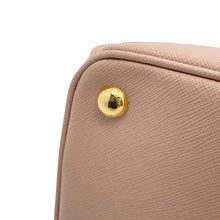 Load image into Gallery viewer, PRADA Saffiano Leather Lux Galleria 2-way Shoulder Bag Jasmin Flower1BA863 Leather Size Medium