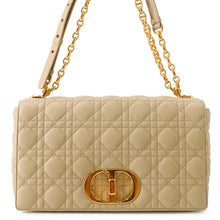 Load image into Gallery viewer, Dior Caro Chain Shoulder Bag BeigeM9243UWHC Leather Size Large