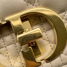 Load image into Gallery viewer, Dior Caro Chain Shoulder Bag BeigeM9243UWHC Leather Size Large