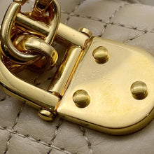 Load image into Gallery viewer, Dior Caro Chain Shoulder Bag BeigeM9243UWHC Leather Size Large