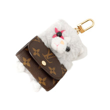 Load image into Gallery viewer, LOUIS VUITTON Bag Charm - LV Cute Kitten GrayM03512 Monogram Faux Fur
