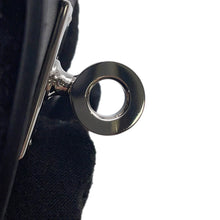 Load image into Gallery viewer, HERMES Kelly Necklace Size Large BlackH500285FK89 Swift Leather
