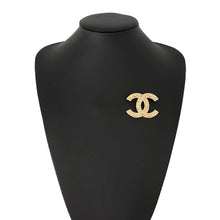 Load image into Gallery viewer, CHANEL CC Logo Brooch Champagne GoldABH191 Metal