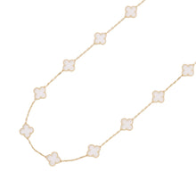 Load image into Gallery viewer, Van Cleef & Arpels Vintage Alhambra Necklace with 20 Crystal MotifsVCARP39C00 18K Yellow Gold