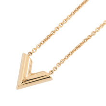 Load image into Gallery viewer, LOUIS VUITTON Essential V Necklace GoldM00857 Metal