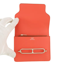 Load image into Gallery viewer, HERMES Roulis Slim Verso Rose Texas/Sienne Evercolor