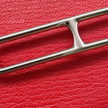 将图像加载到图库查看器中,HERMES Roulis Roulis Slim Rouge Coeur Chevre Myzore Goatskin
