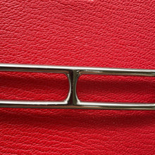 将图像加载到图库查看器中,HERMES Roulis Roulis Slim Rouge Coeur Chevre Myzore Goatskin