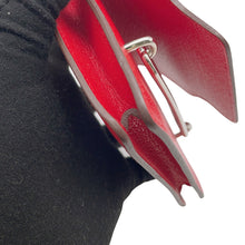 将图像加载到图库查看器中,HERMES Roulis Roulis Slim Rouge Coeur Chevre Myzore Goatskin