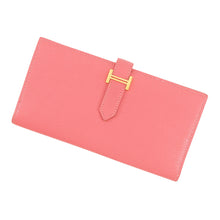 Load image into Gallery viewer, HERMES Bean Soufre Rose Lipstick Chevre Myzore Goatskin