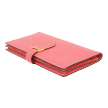 Load image into Gallery viewer, HERMES Bean Soufre Rose Lipstick Chevre Myzore Goatskin