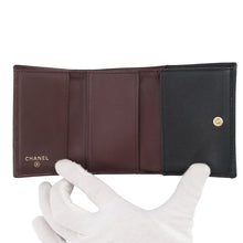 将图像加载到图库查看器中,CHANEL Classic Small Flap Wallet BlackAP0230-B10583-C3906 Caviar Leather