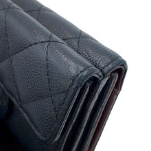 将图像加载到图库查看器中,CHANEL Classic Small Flap Wallet BlackAP0230-B10583-C3906 Caviar Leather