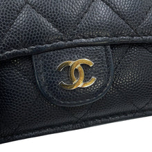 将图像加载到图库查看器中,CHANEL Classic Small Flap Wallet BlackAP0230-B10583-C3906 Caviar Leather