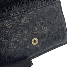 将图像加载到图库查看器中,CHANEL Classic Small Flap Wallet BlackAP0230-B10583-C3906 Caviar Leather