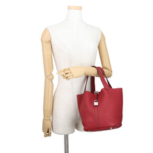 Load image into Gallery viewer, HERMES Picotin Lock Rouge Casaque Taurillon Clemence Size MM