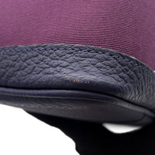 将图像加载到图库查看器中,HERMES Garden Party Cassis/Blue Nuit Toile Officier Negonda Leather Size TPM
