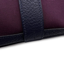 将图像加载到图库查看器中,HERMES Garden Party Cassis/Blue Nuit Toile Officier Negonda Leather Size TPM