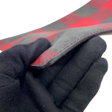 Load image into Gallery viewer, Dior Dior Homme Trotter Check Pattern Clutch Bag Red/Black PVC Leather