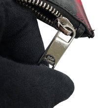 Load image into Gallery viewer, Dior Dior Homme Trotter Check Pattern Clutch Bag Red/Black PVC Leather