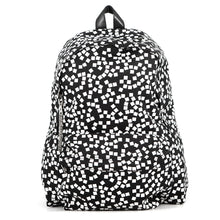将图像加载到图库查看器中,CELINE Design Print Backpack Black/White188382BHR.38AW Nylon Canvas Leather Size Medium