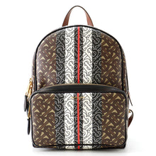 将图像加载到图库查看器中,BURBERRY TBMonogram Backpack Brown/Multicolor8019346 PVC Leather