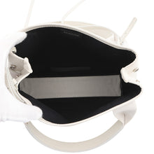 Load image into Gallery viewer, BALENCIAGA NavyCabas White390346AQ38N2681 Canvas Leather Size XS