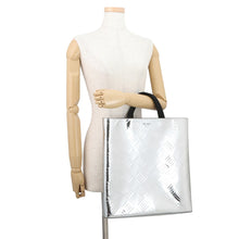 将图像加载到图库查看器中,PRADA Shopping bag Silver2VG113 BrushedLeather Canvas