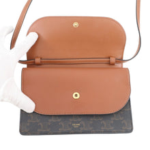Load image into Gallery viewer, CELINE Triomphe Flap Shoulder Wallet Tan10D852CG9.04LU PVC/Leather