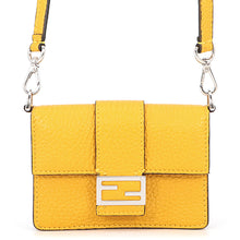 Load image into Gallery viewer, FENDI Flat Baguette Shoulder Pochette Yellow7M0311ADYWF0M8A Leather Size micro