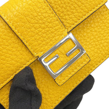 Load image into Gallery viewer, FENDI Flat Baguette Shoulder Pochette Yellow7M0311ADYWF0M8A Leather Size micro