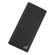 Load image into Gallery viewer, PRADA triangle logo long wallet Black2MV836_QHH_F0002 Saffiano LeatherCalf Leather