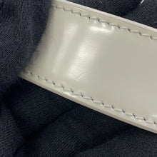 Load image into Gallery viewer, Ferragamo Cutout Handbag White213487 Leather Canvas Size Small
