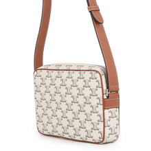 将图像加载到图库查看器中,CELINE Triomphe Logo Shoulder Ivory/Brown194502 PVC Leather Size Medium