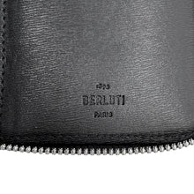 Load image into Gallery viewer, Berluti Itauba Vertical Long Wallet Black/Brown Leather
