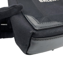 Load image into Gallery viewer, BALENCIAGA NavyCabas Black390346AQ38N1000 Canvas Leather Size XS