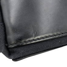 Load image into Gallery viewer, BALENCIAGA NavyCabas Black390346AQ38N1000 Canvas Leather Size XS