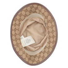 将图像加载到图库查看器中,GUCCI GG Canvas bucket hat Size M/58㎝ Beige/Brown576587 4HG62 2564 Canvas Leather