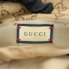 将图像加载到图库查看器中,GUCCI GG Canvas bucket hat Size M/58㎝ Beige/Brown576587 4HG62 2564 Canvas Leather
