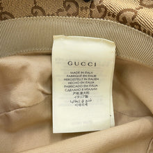 将图像加载到图库查看器中,GUCCI GG Canvas bucket hat Size M/58㎝ Beige/Brown576587 4HG62 2564 Canvas Leather