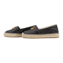 将图像加载到图库查看器中,GUCCI GG Marmont Espadrilles Black551890 BKO00 1000 Leather Size 34 1/2