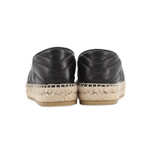 将图像加载到图库查看器中,GUCCI GG Marmont Espadrilles Black551890 BKO00 1000 Leather Size 34 1/2