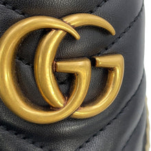 将图像加载到图库查看器中,GUCCI GG Marmont Espadrilles Black551890 BKO00 1000 Leather Size 34 1/2