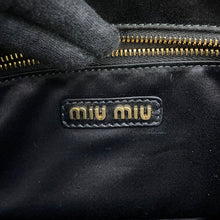 Load image into Gallery viewer, MIUMIU Materasse Clutch Bag Black5BF122_N88_F0002 Leather