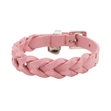Load image into Gallery viewer, MIUMIU Crystal Bracelet Intreccio Bracelet Pink5IB320_2D8K_F0028 Nappa Leather