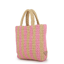 Load image into Gallery viewer, PRADA Crochet basket bag Beige/Pink1BG422 Raffia
