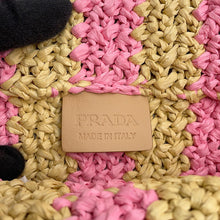 Load image into Gallery viewer, PRADA Crochet basket bag Beige/Pink1BG422 Raffia