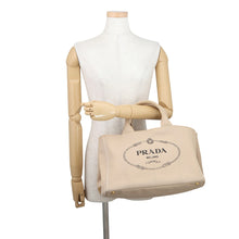 Load image into Gallery viewer, PRADA Canapa 2WAYBag Beige1BG642 Canvas