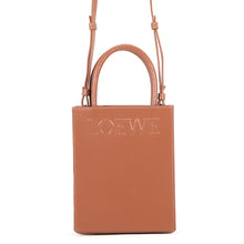 将图像加载到图库查看器中,LOEWE Standard A5 Tote 2-Way Bag BrownA933S30X01 Leather